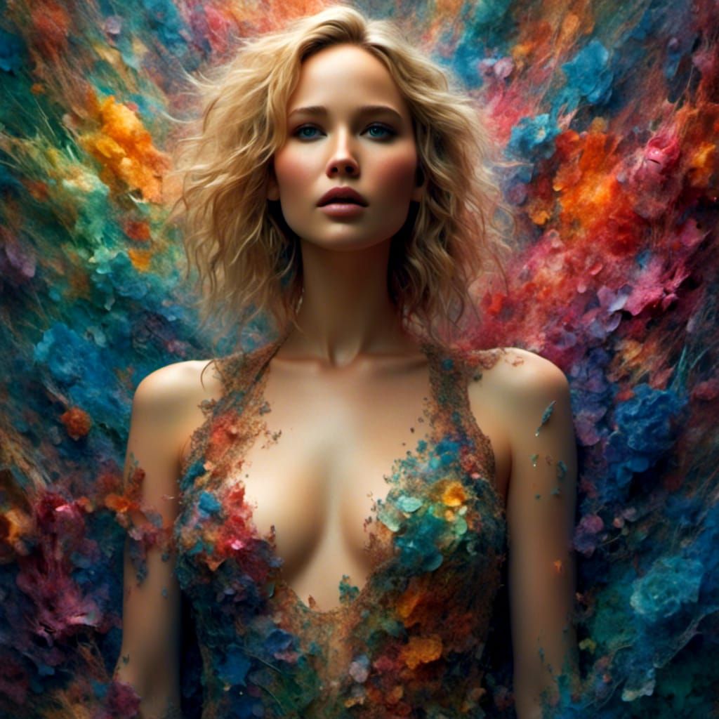 Jennifer Lawrence: Sexy Portrait in Revealing Wardrobe