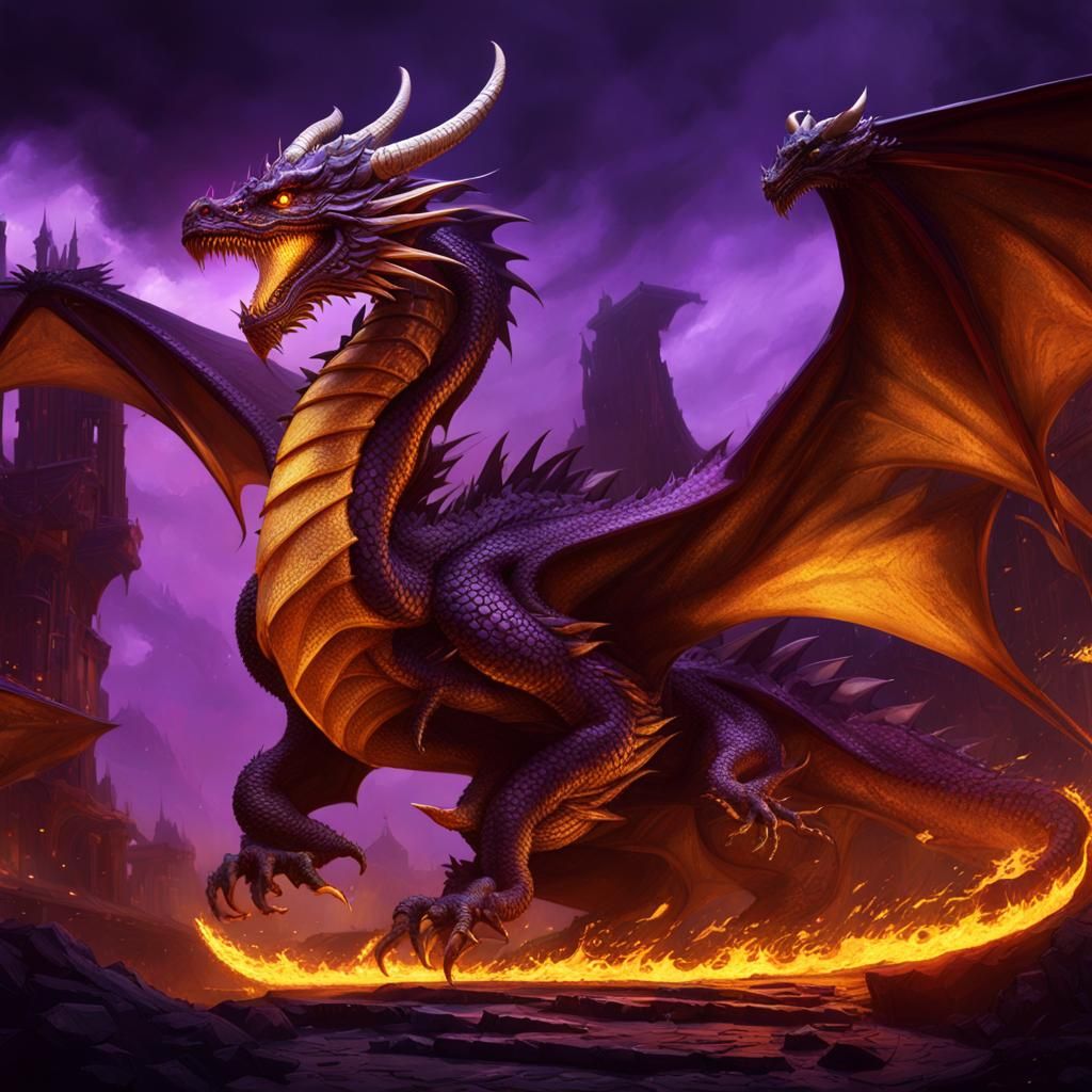 Dragons in Dark Fantasy Concept Art