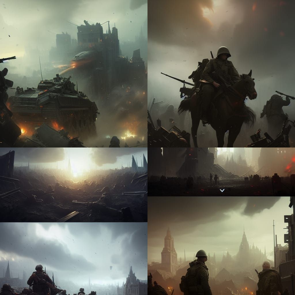 World War 3: Dark Fantasy Concept Art
