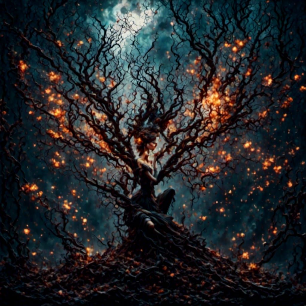 Fire tree fairy