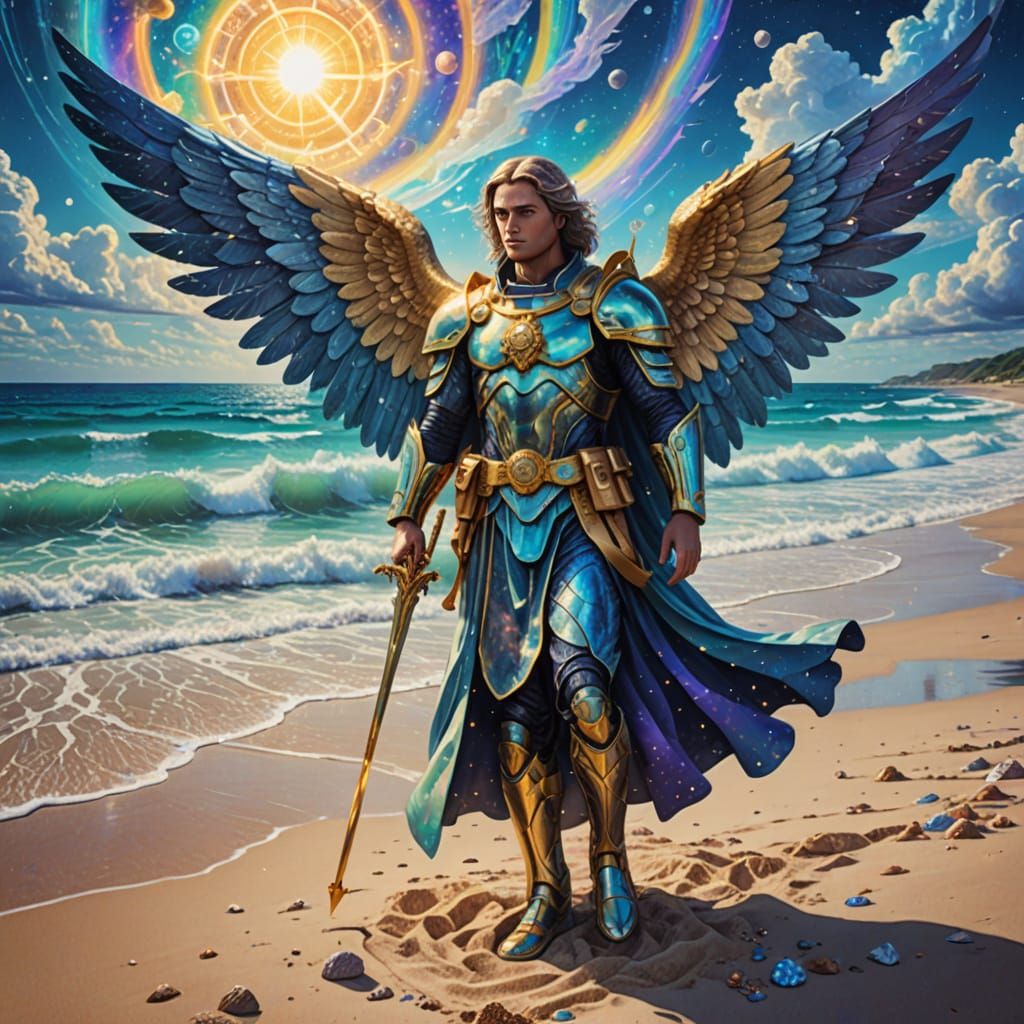 Archangel Zaphkiel Expands Cosmic Horizons at the Beach