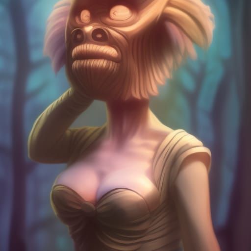 Full Body Portrait in Hyperdetailed Digital Art Style