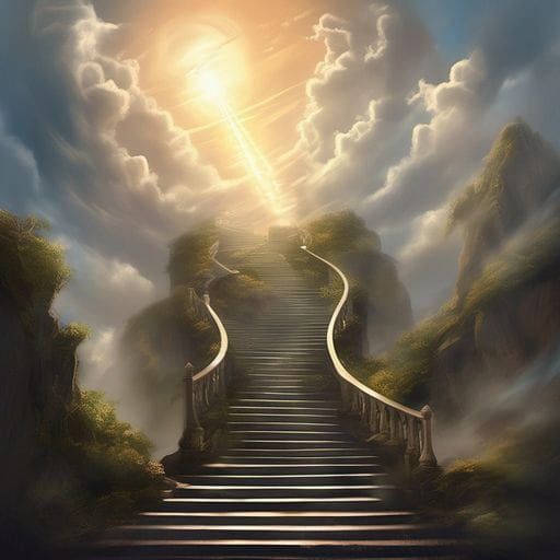 Simple Stairway Generated by AI