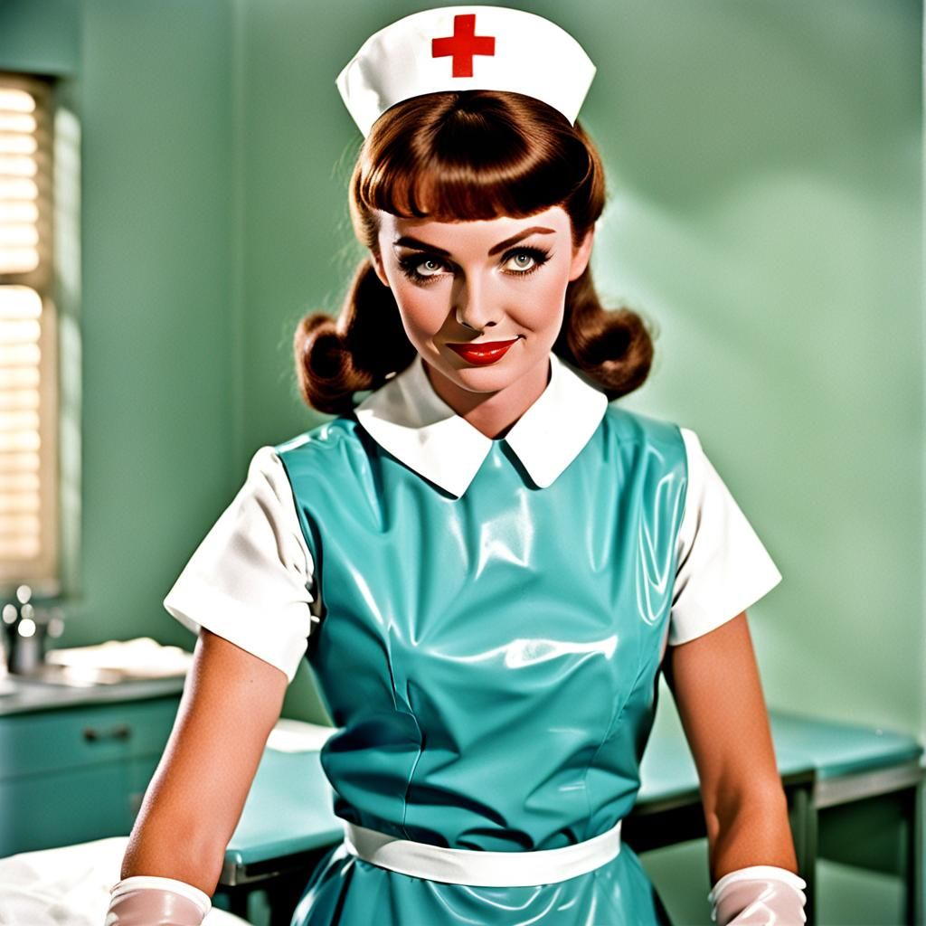 1960s Australian Nurse with Gloves