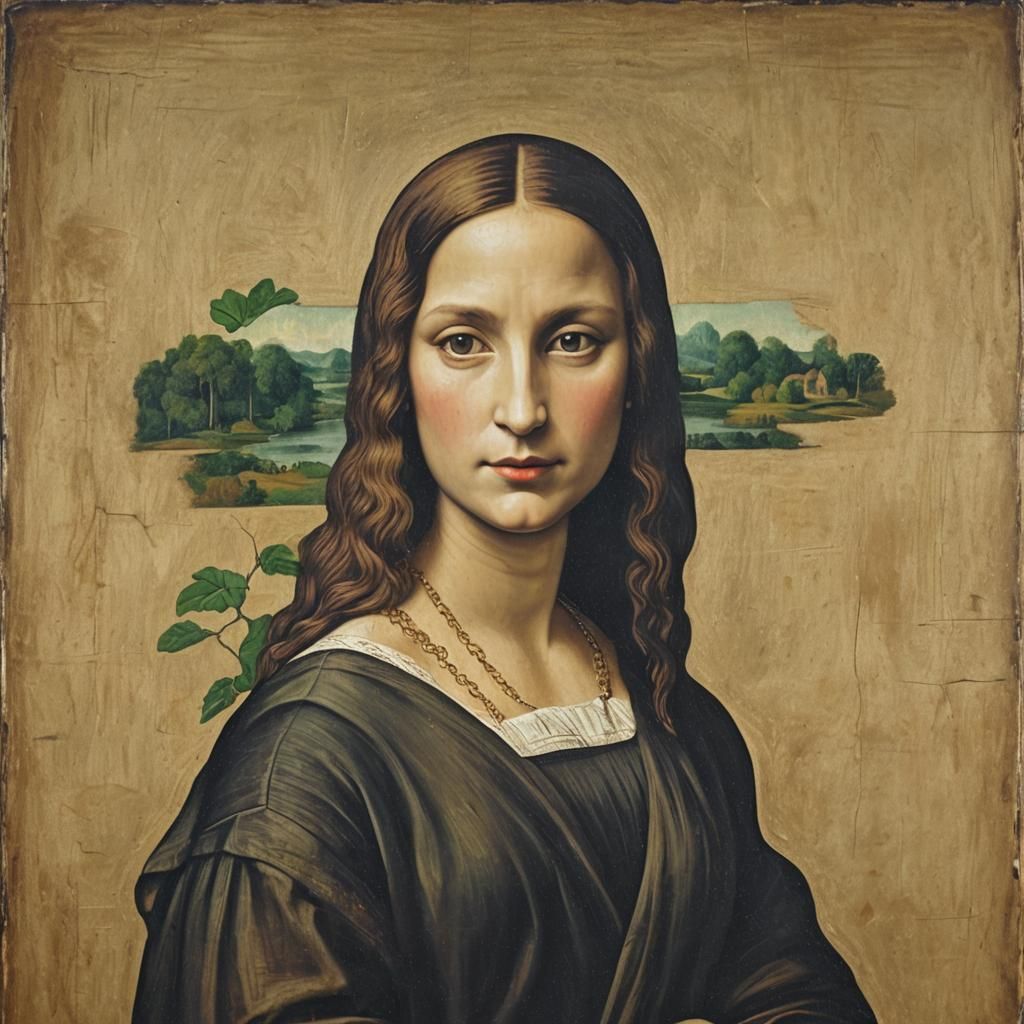 Mona Lisa as an Irish woman