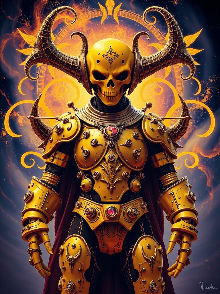 Mechanoid Hastur in Yellow, Hedi Xandt Style