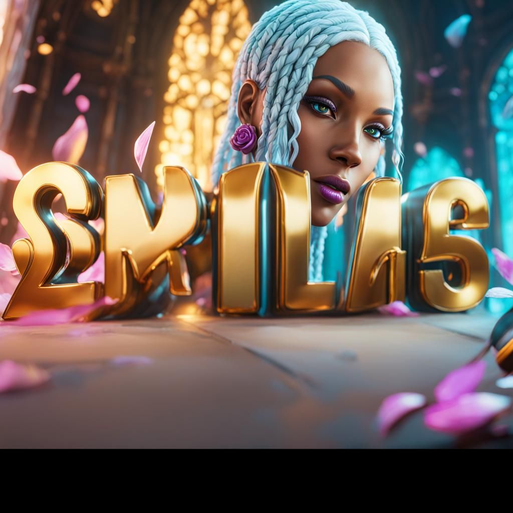 Sarah Molola Text in Detailed Fantasy Art