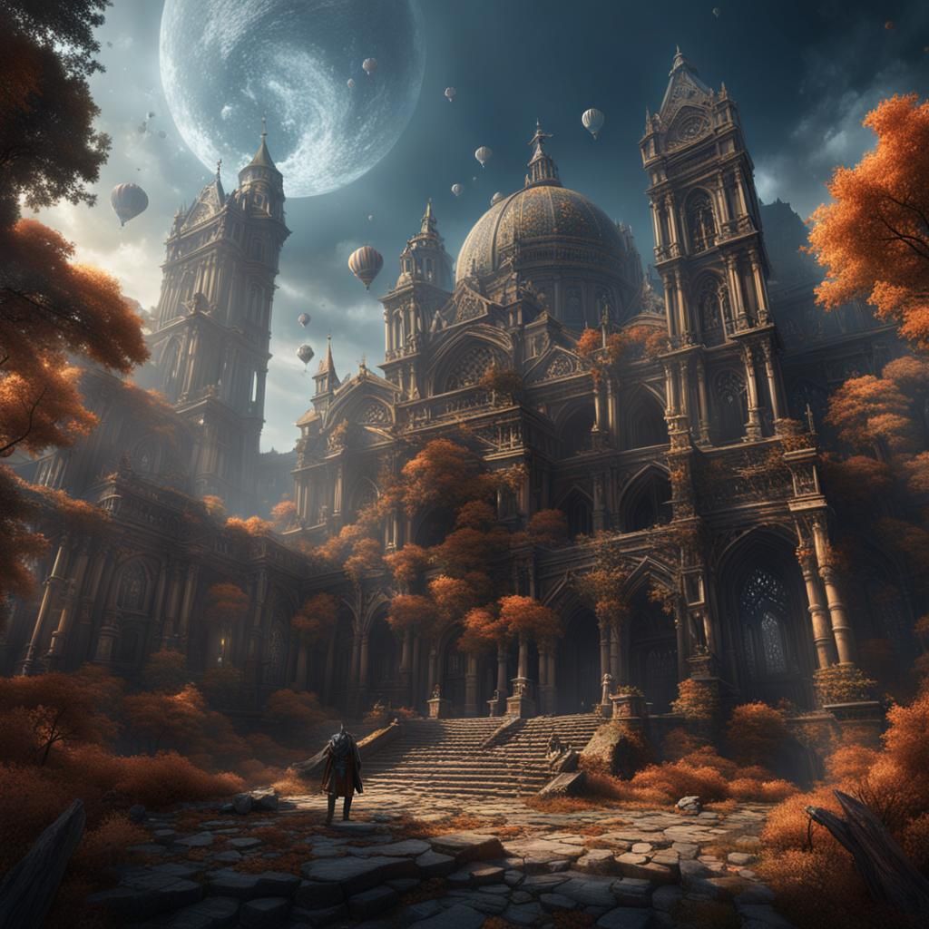 Detailed Matte Painting: Praise and Hallelujah