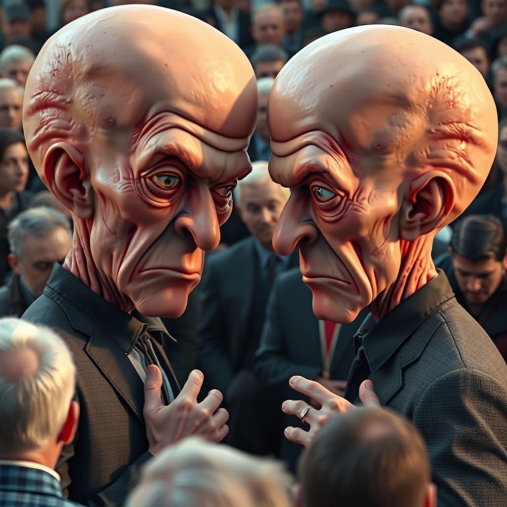 Epic Fantasy Debate Unfolds Amidst Bored Onlookers