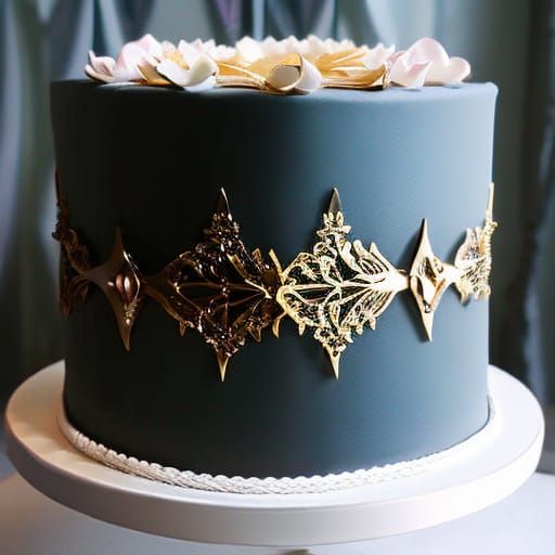 Gothic Cake Inspired by Dark Fairy Tales in 4K