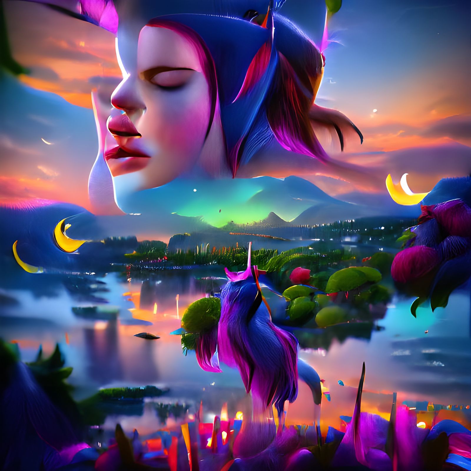 Twilight lures me to her luminous dream, and I feel the wonder of things unseen