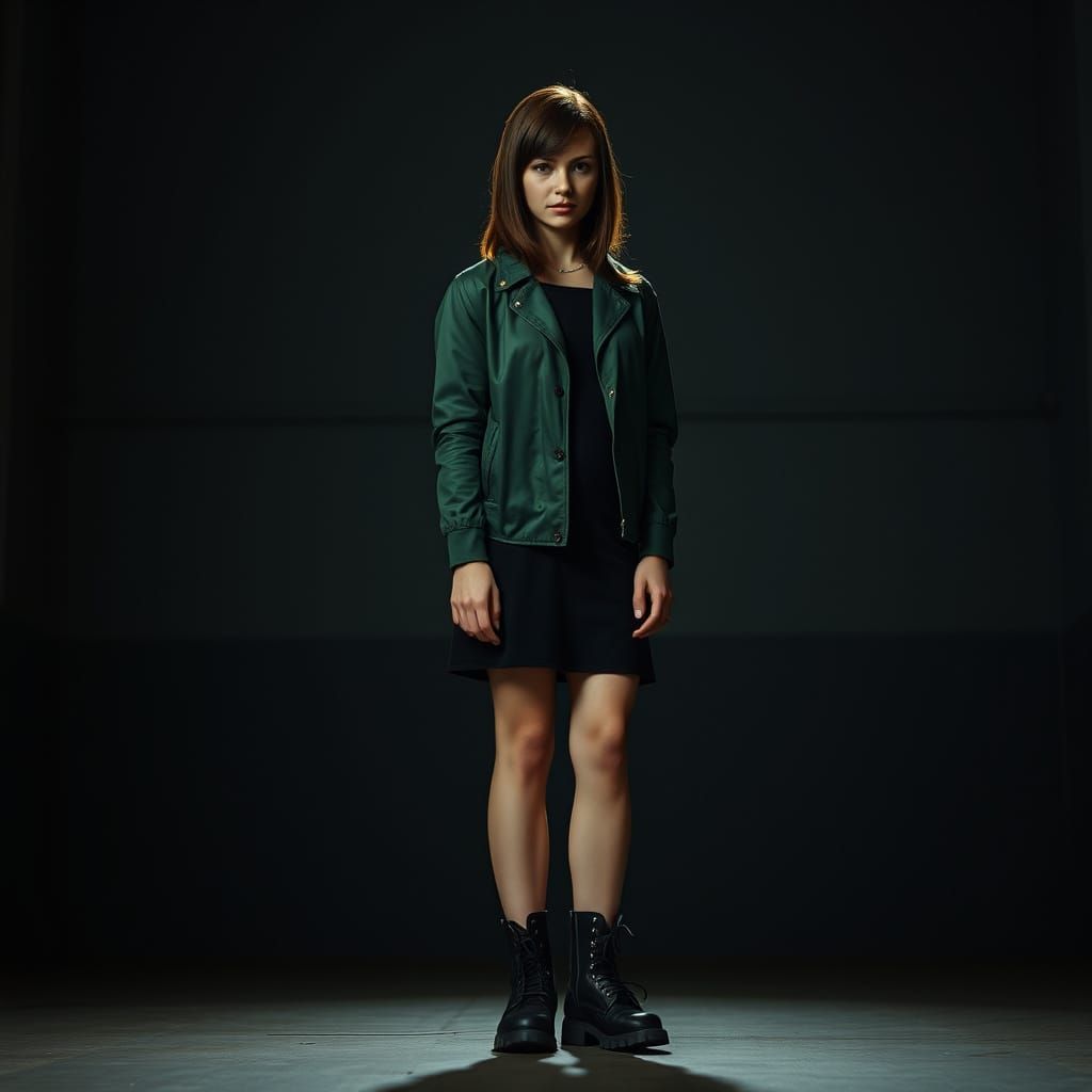 Moody Daria Portrait in Photorealistic Style