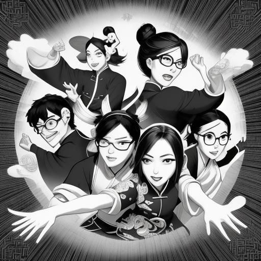 Donghua (China): This refers to Chinese animation, with a rich history and diverse styles.

 Style: Black and white 

Nu...