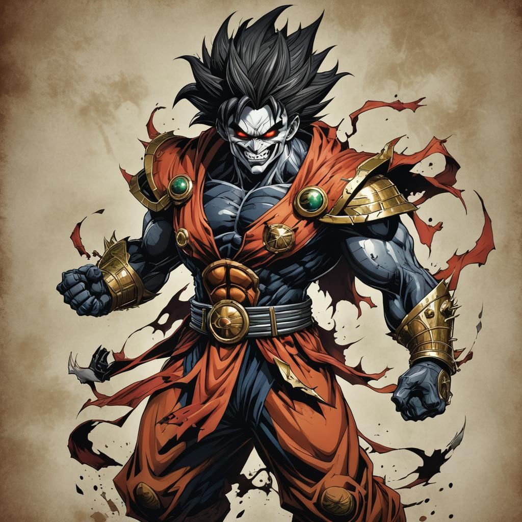 Goku Spawn: A Dynamic Anime Character