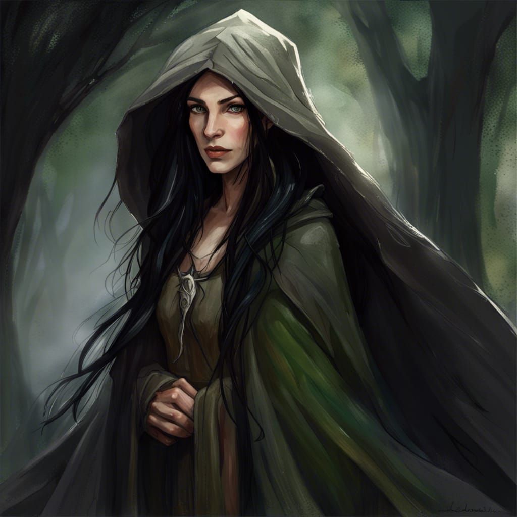 female elven druid dnd