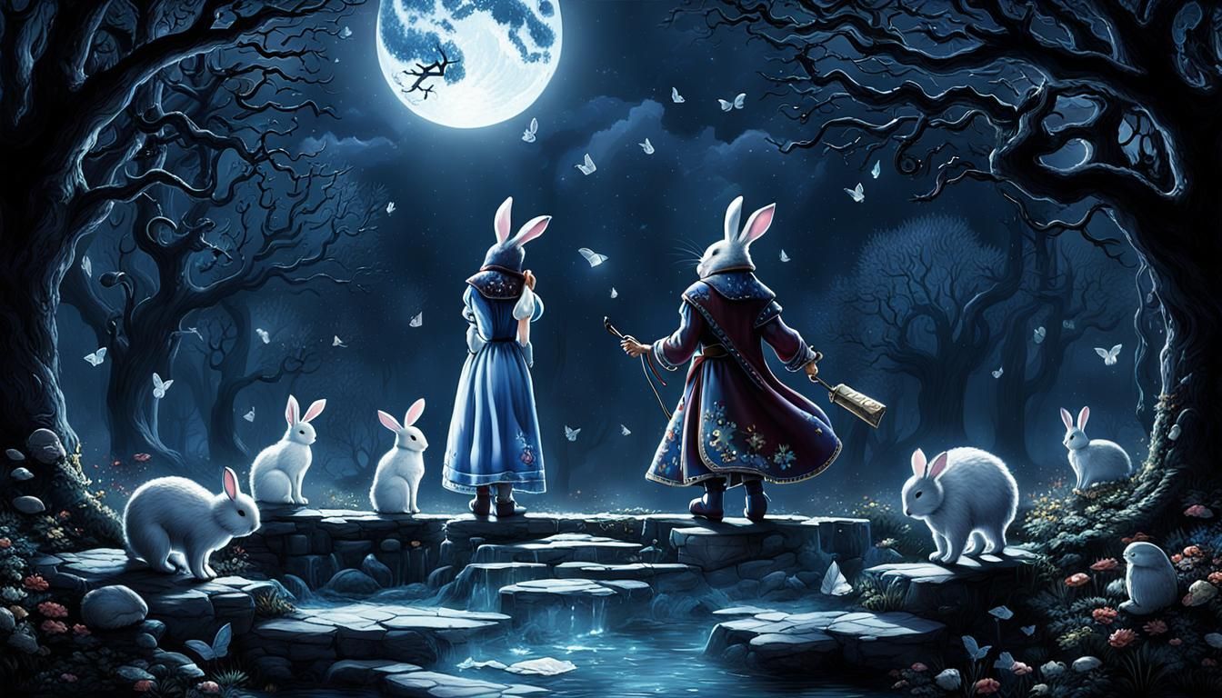 Surreal Looking Glass Journey: A Fairy Tale Mystery