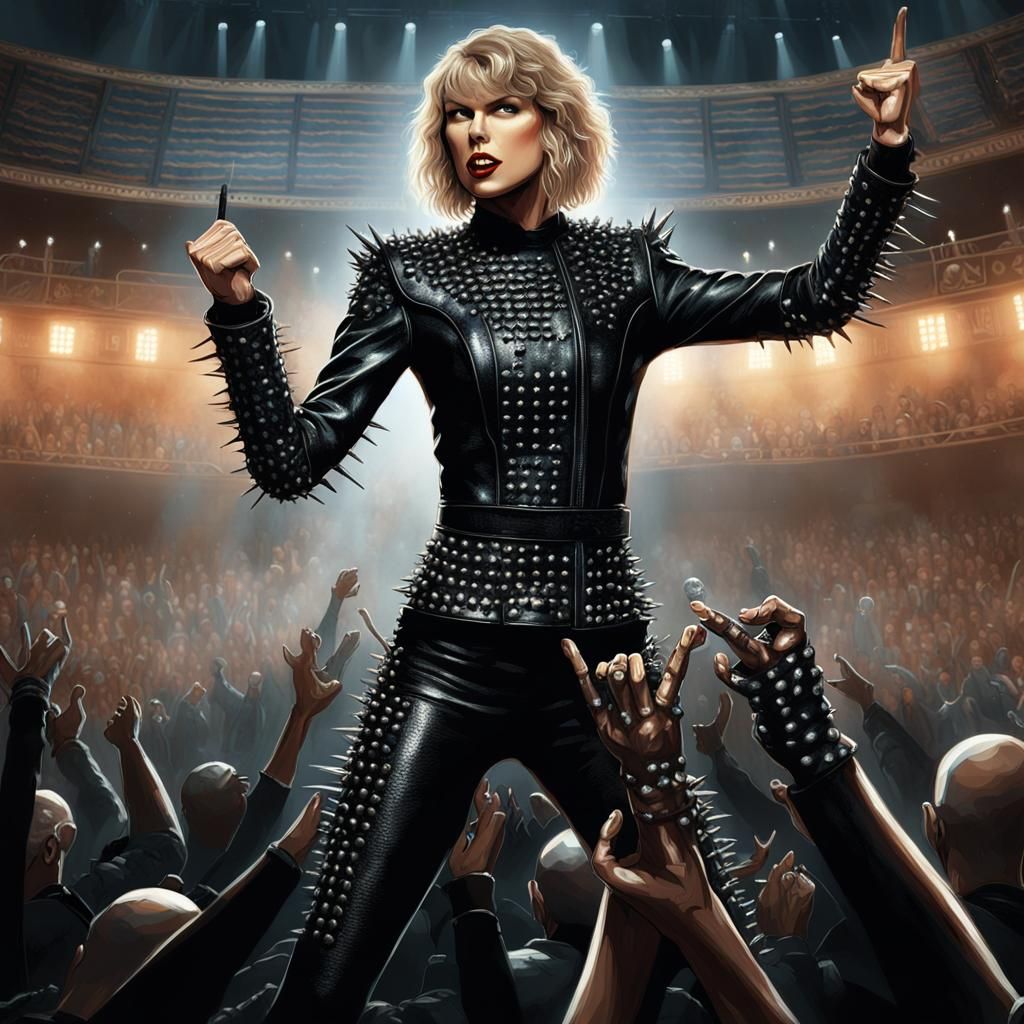 Surreal Portrait: Taylor Swift as Pinhead