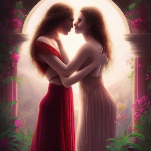 Aphrodite and Persephone: Lovers in an Eden Garden