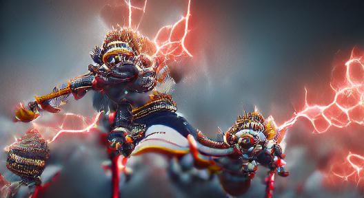 Image of the Mythological Asura