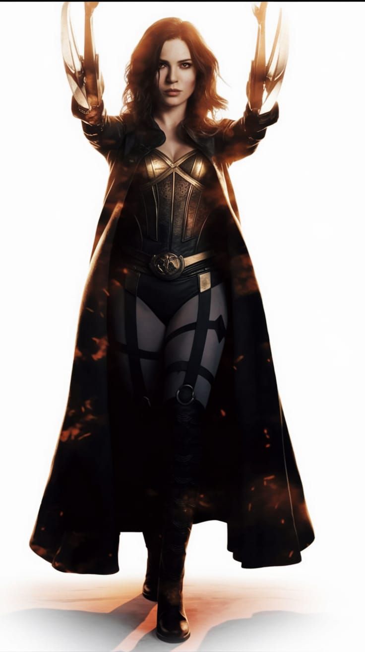 Surreal Goddess in a Moody Underworld