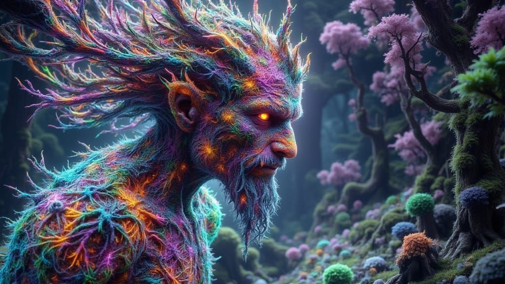 Crystal Japanese Garden: Gothic X-Ray Art