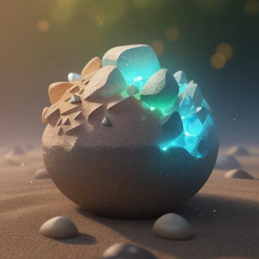 Playful Sand Grainling in Fantasy Concept Art