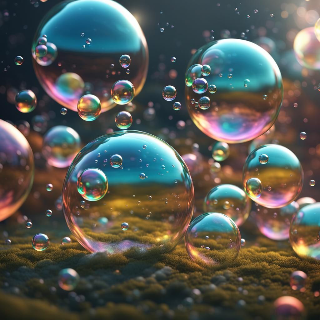 Soap Bubble Child: Fantastical Concept Art