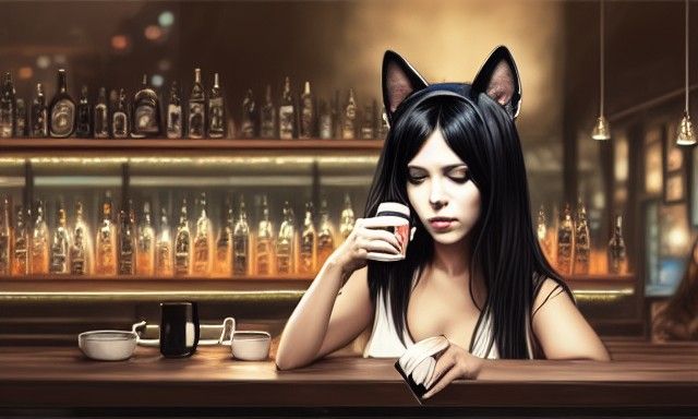 Drunk Cat Girl