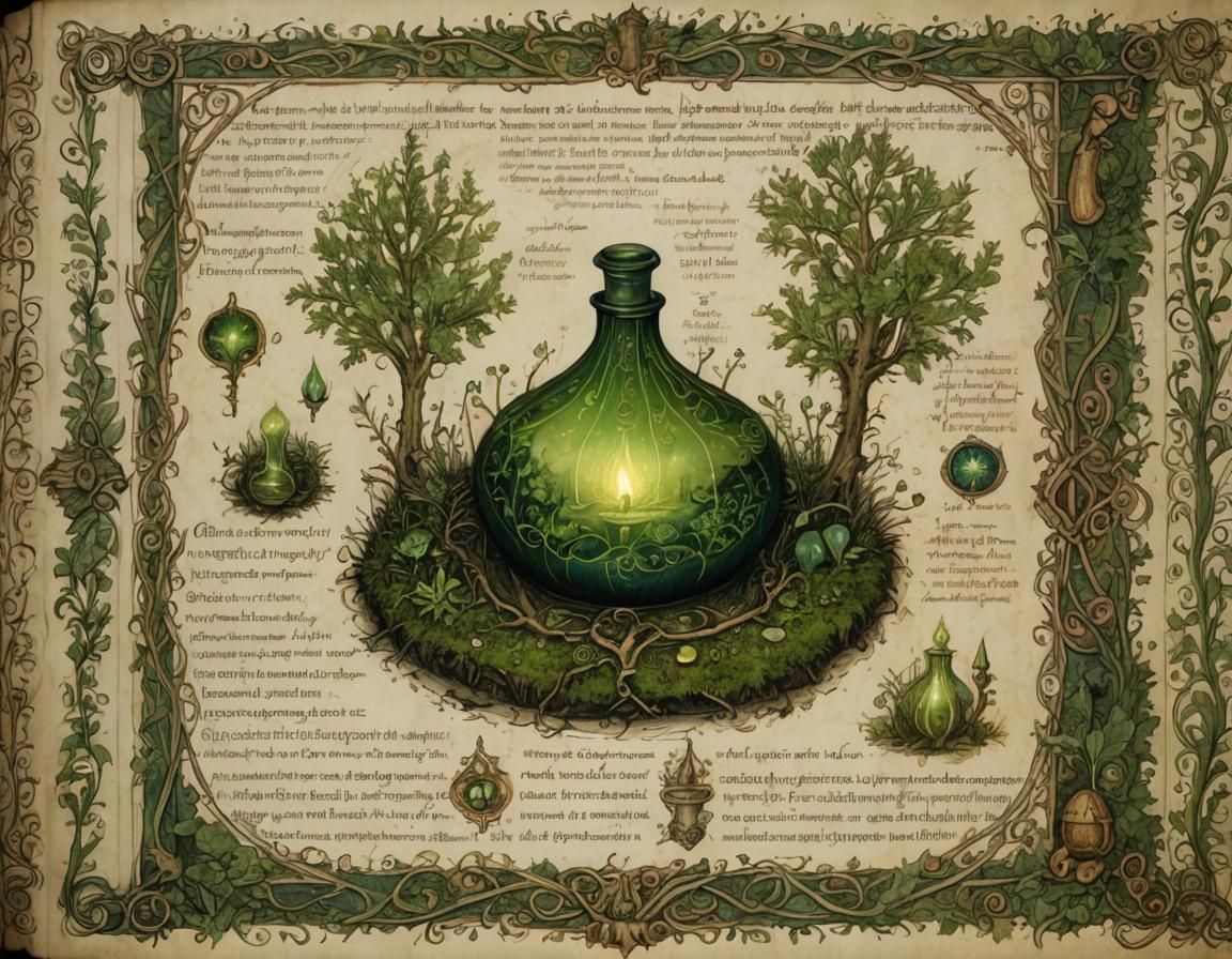 Faery Manuscript of Magic Potions
