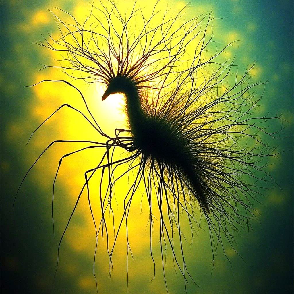 Exquisitely Beautiful, Photorealistic Creature Amidst Ancien...