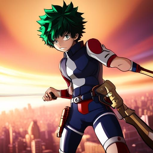 My Hero Academia: Detailed Matte Painting