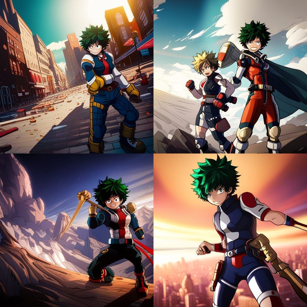 My Hero Academia: Detailed Matte Painting in 8K