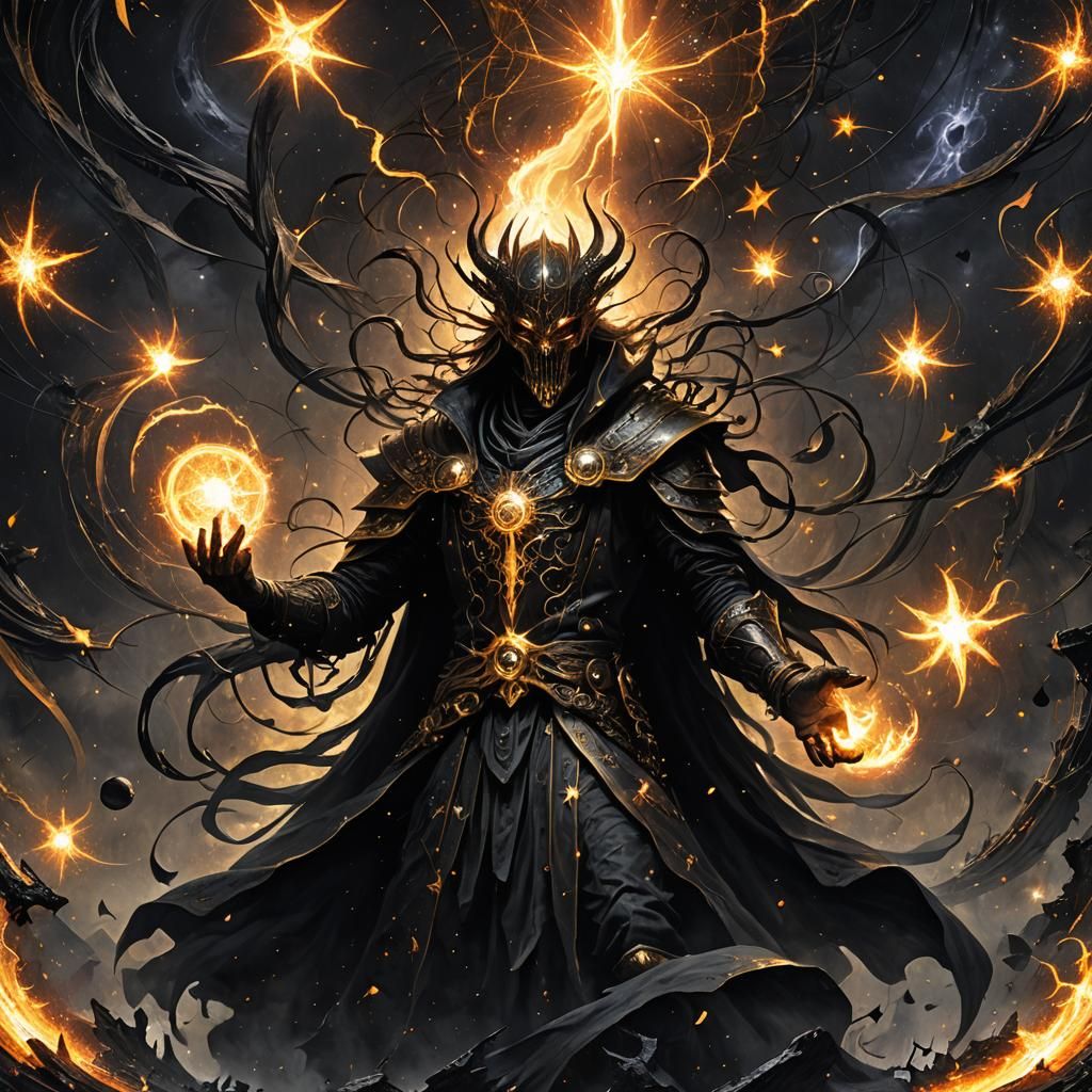 Intense Fantasy Painting of Warped Mythical Realms