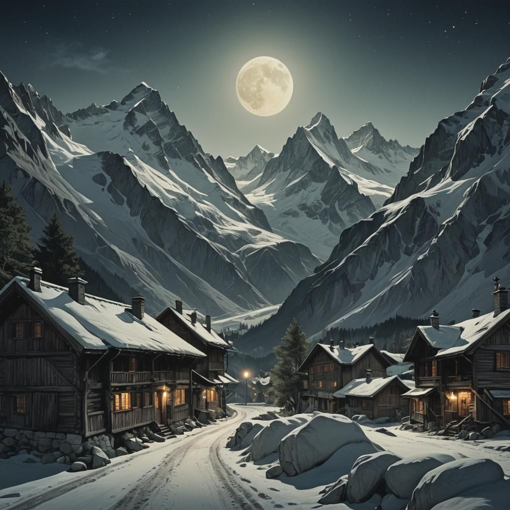 Moonlight, Chamonix