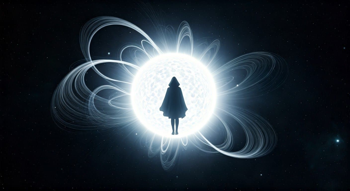 Stellar Woman at Center of Nova