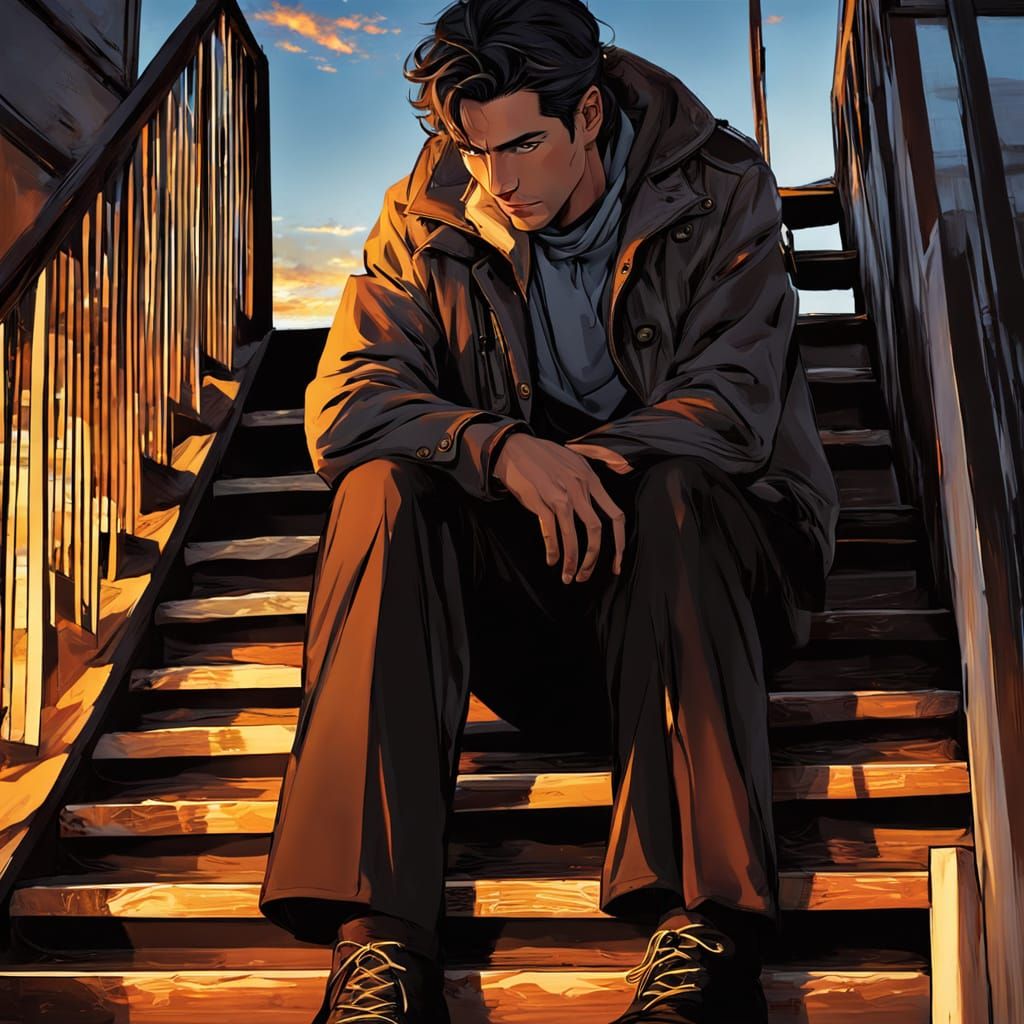 Waiting for him (Animagine XL v3, multiple prompts)