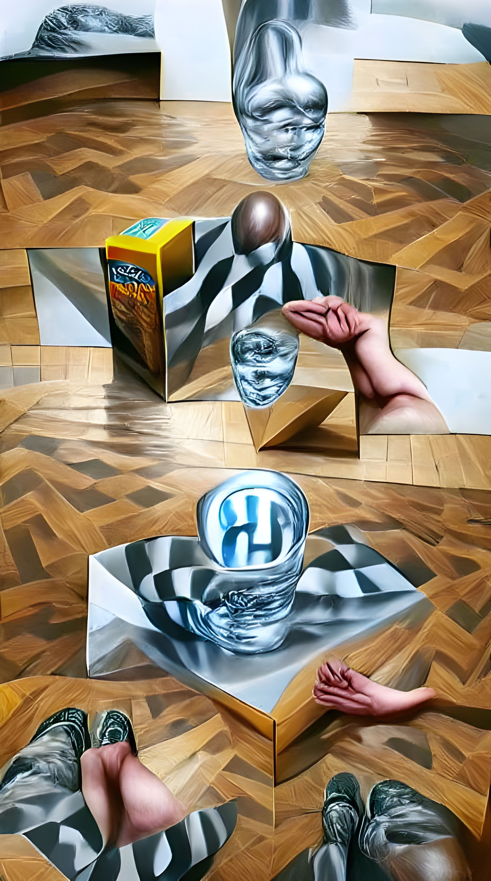 Hyperrealistic Optical Illusion Art