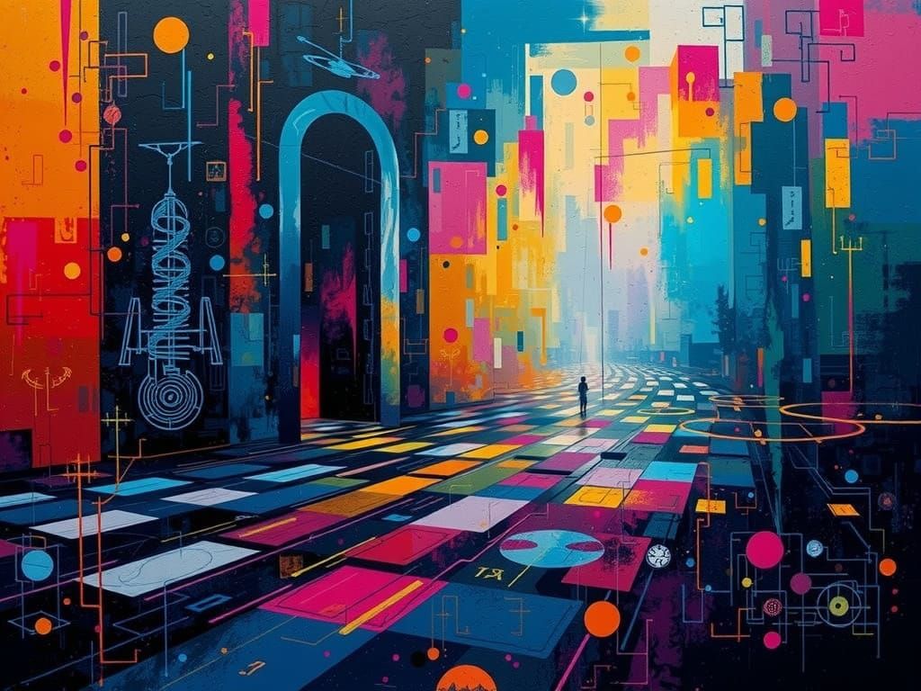 Surrealist Biomechanical Dreamscape