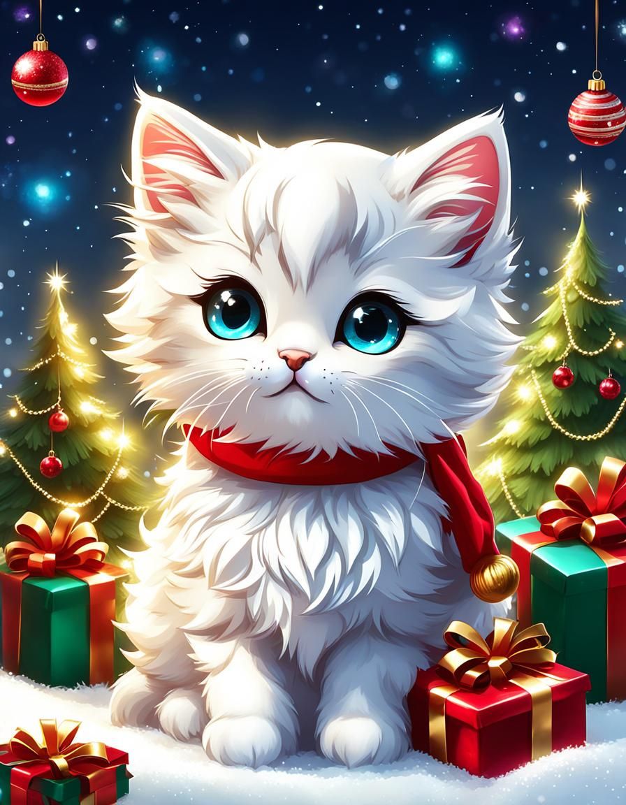 Christmas 🎄 Eve Kitty