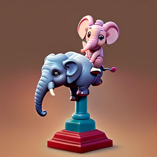 Bobble Head Elephant ⁵