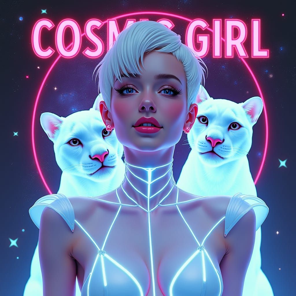 Cosmic Girl: Trio of Light