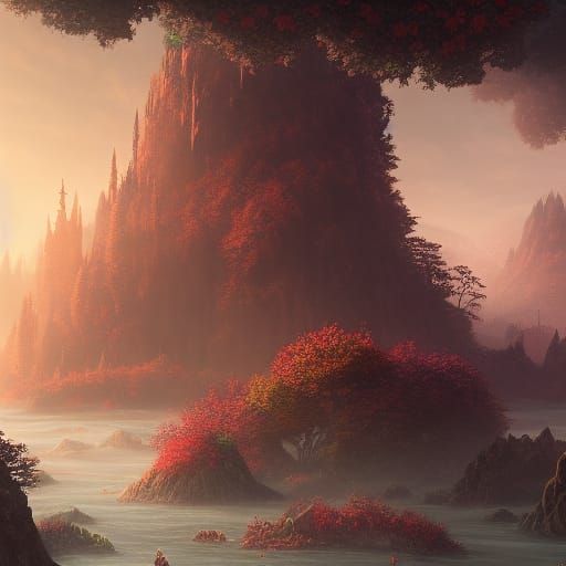 Detailed Matte Painting in 8k Resolution