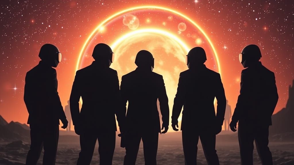 Men in Black Confront an Alien Portal