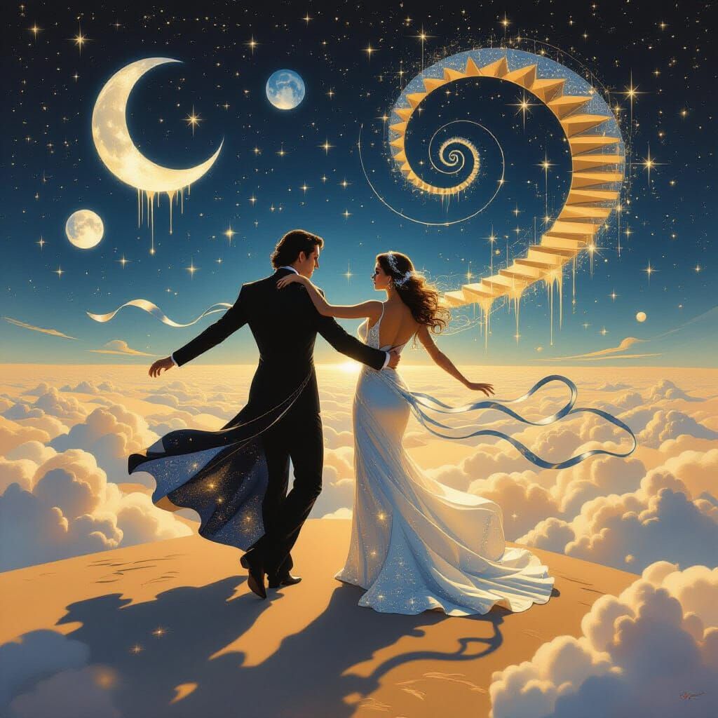 Dreamscape Tango in Salvador Dalí Style