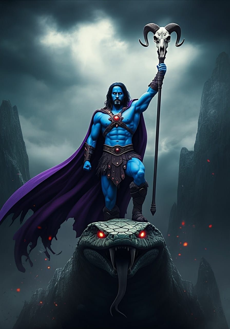 Keldor, Standing Triumphant atop Snake Mountain