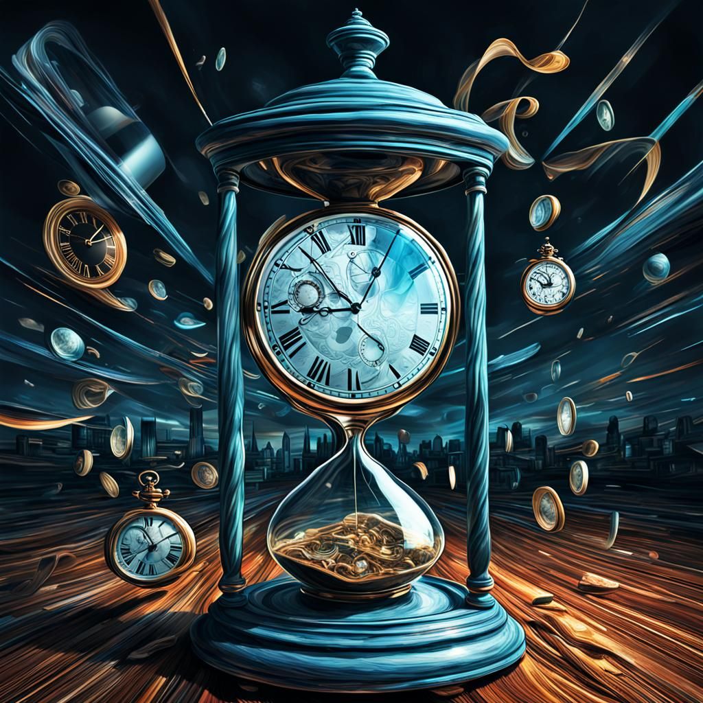 Abstract Time Illustrations in HDR