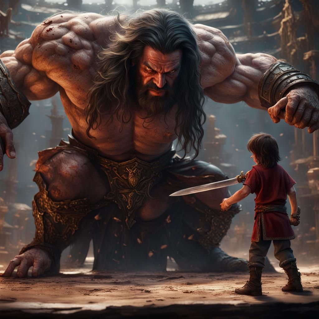 Father and Son Face Off in Fantasy Concept Art