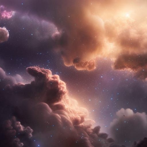 Epic Galaxy Digital Matte Painting