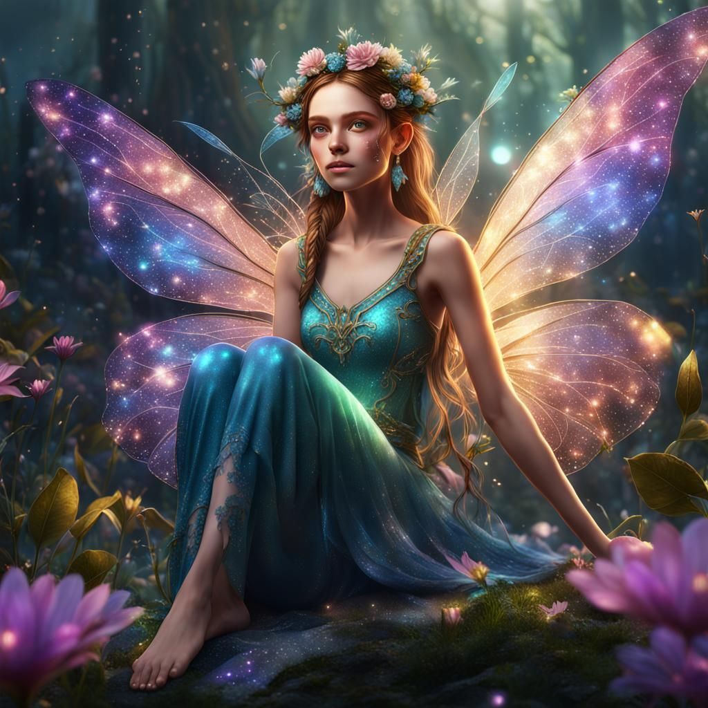 Australian Fairy: Detailed Matte Painting in Fantasy Art