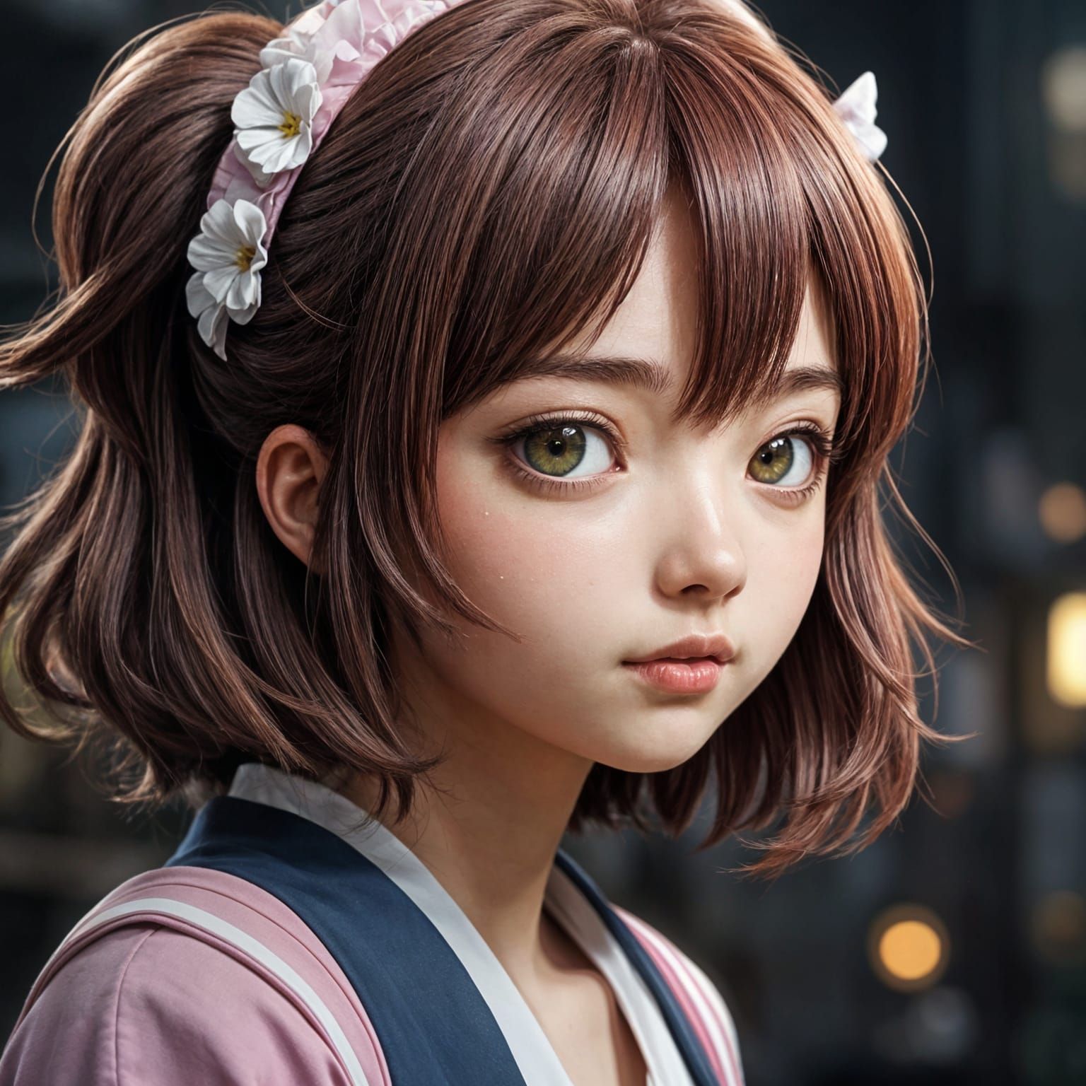 Cel-Shaded Kawaii Manga Anime Art